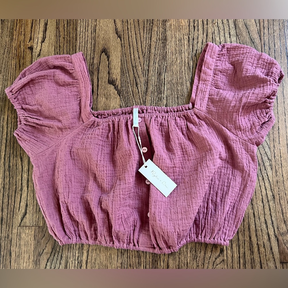 Rylee + Cru women’s Skipper top small NWT